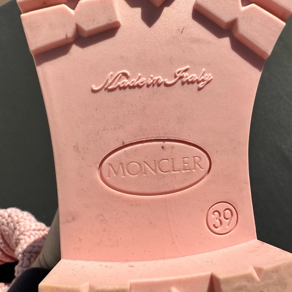 Moncler Ginette Stivale Knit Cuff Rain Boot Size 39 - Picture 4 of 4